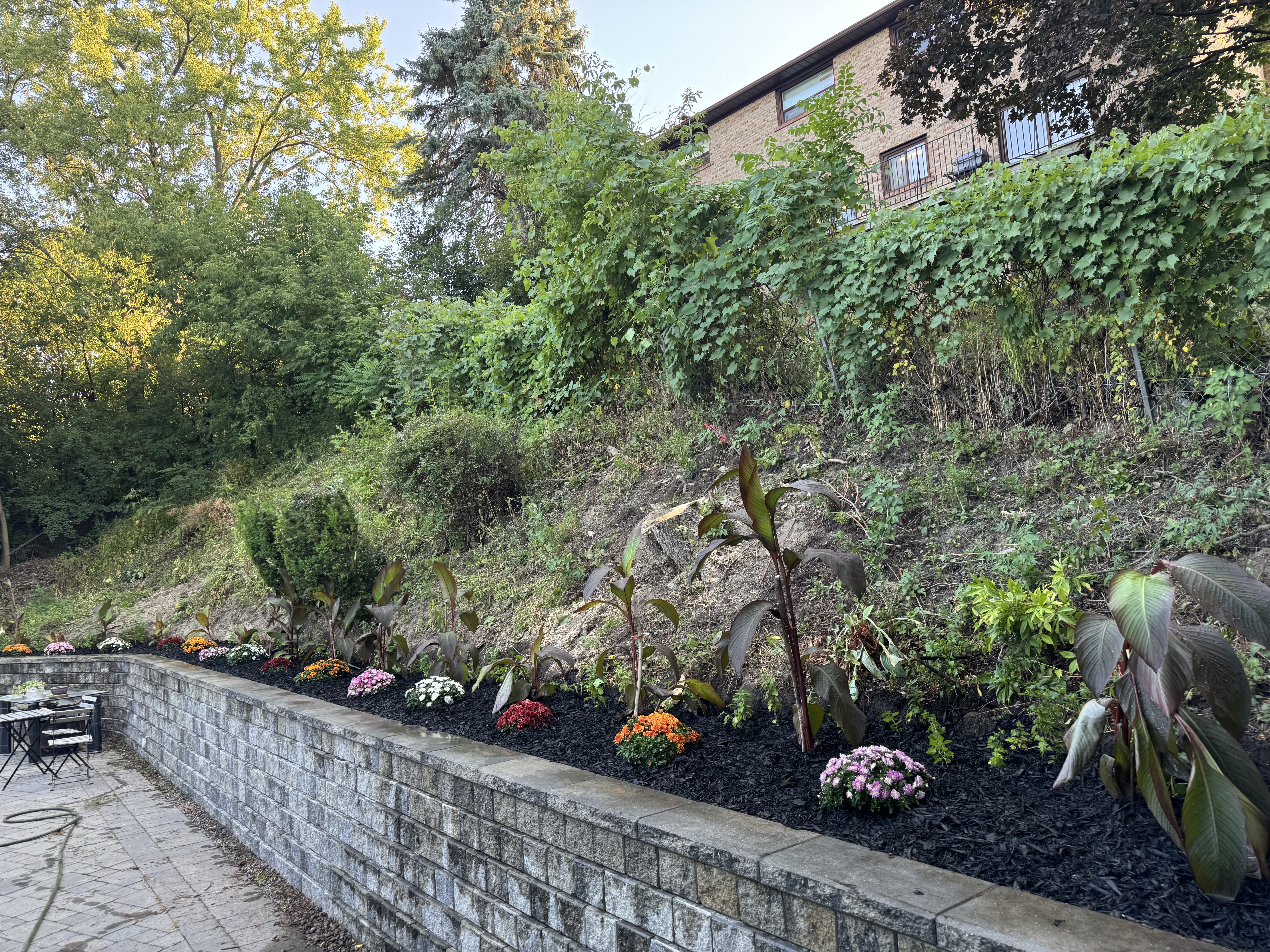 Stone Retaining Wall